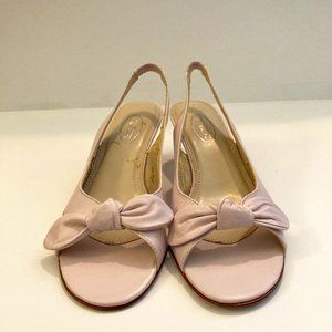 Talbots Pink Heels with Bow